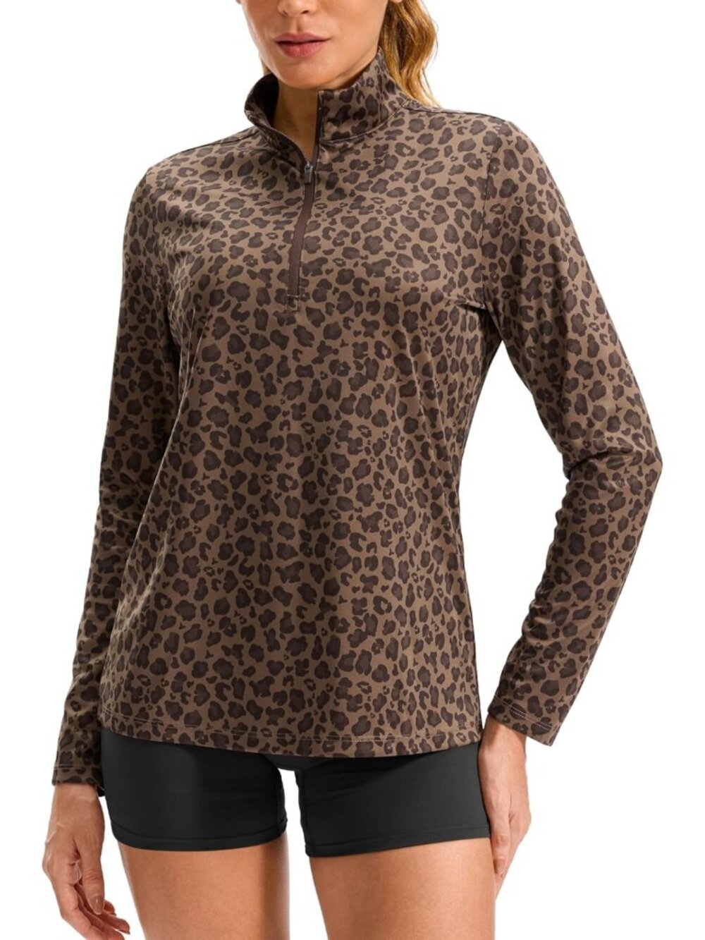 Cozy Women's Quarter Zip Pullover - Lightweight, Stylish, Perfect for Layering